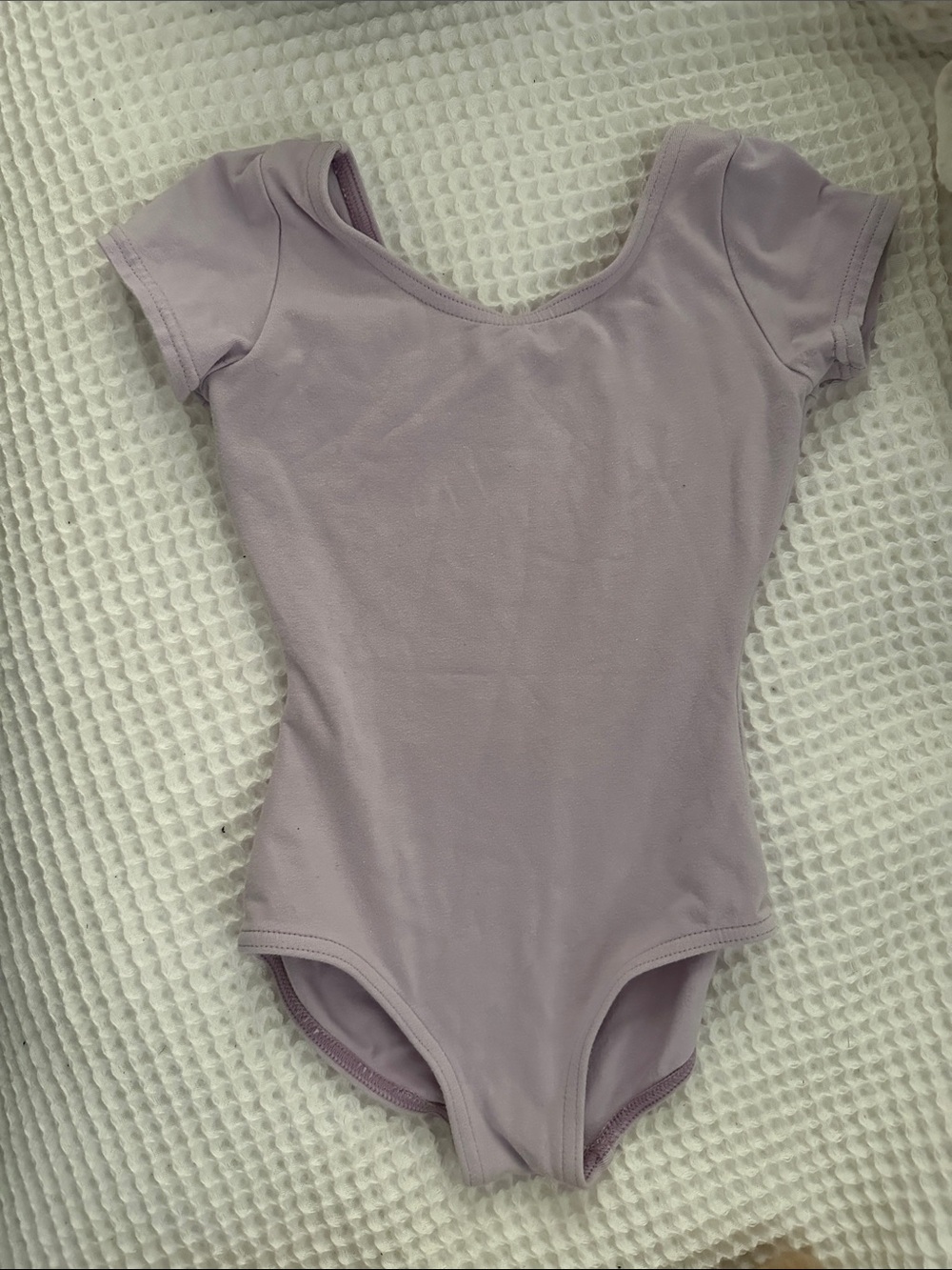 Capezio Lavender Short Sleeve Dance Leotard